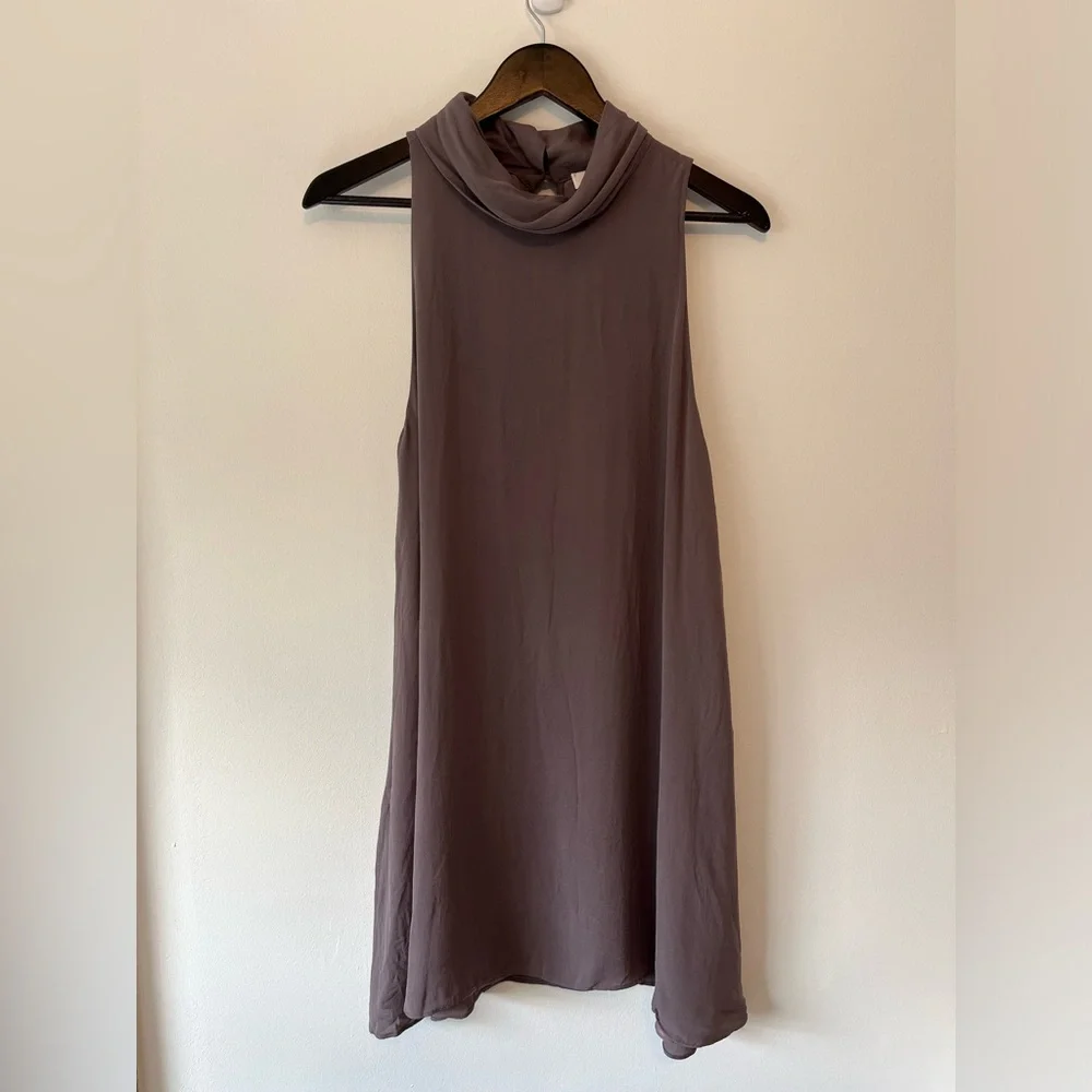 WILFRED 100% Silk Dress with High Neck Size S - Picture 1 of 6